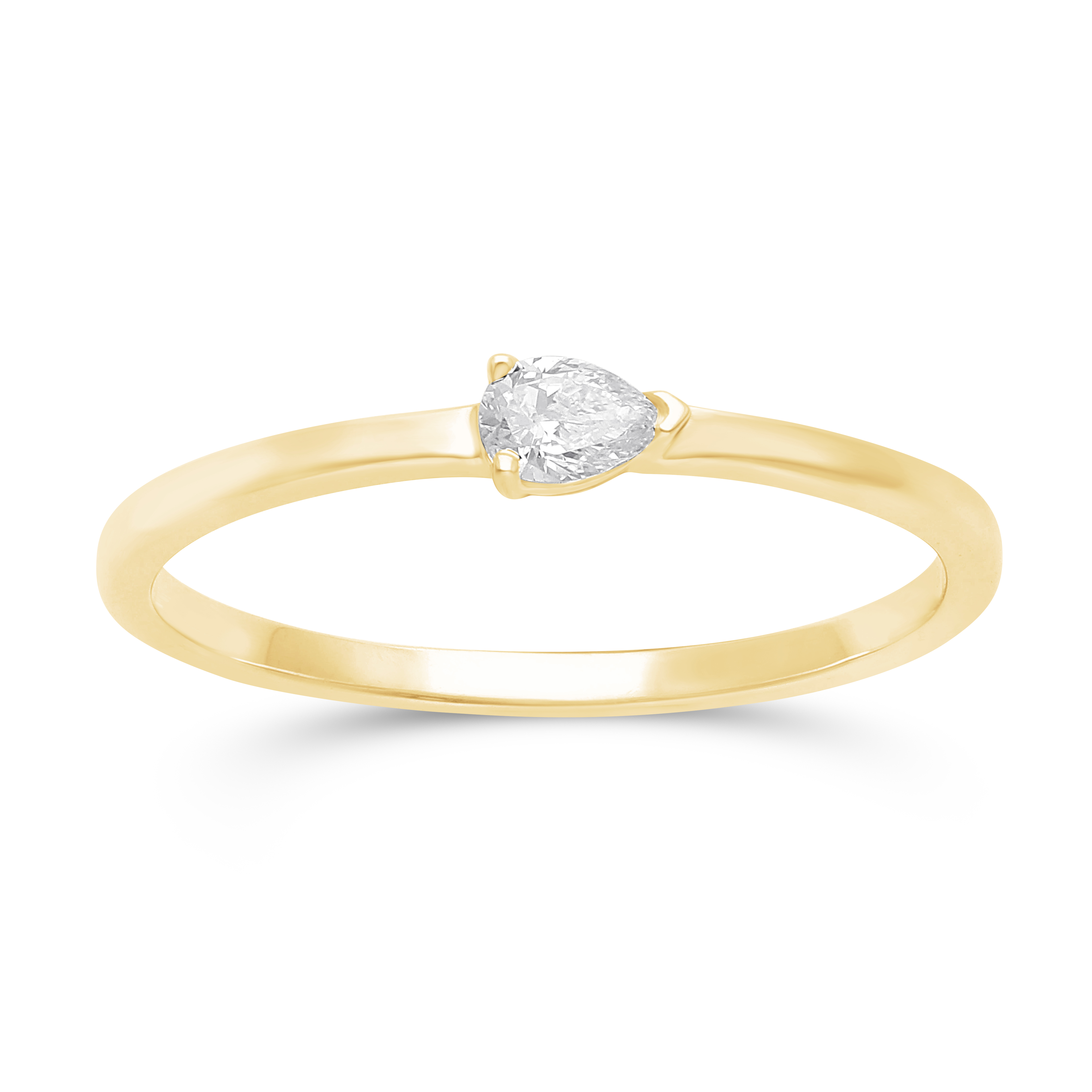 Sunlit Crescent Ring